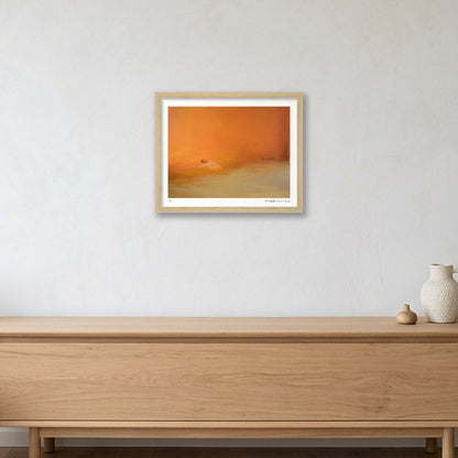 AFLOAT — 35×28cm, 14×11" Oak Frame