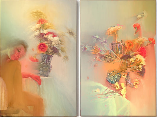 "NUMB & COLLAPSE" ORIGINAL DIPTYCH